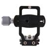 Universal Aluminum Hot Shoe Mount Adapter and for Professional Camera Arca-Swiss Clamp, 1/4" Screw, Quick-release L-plate L-brackets