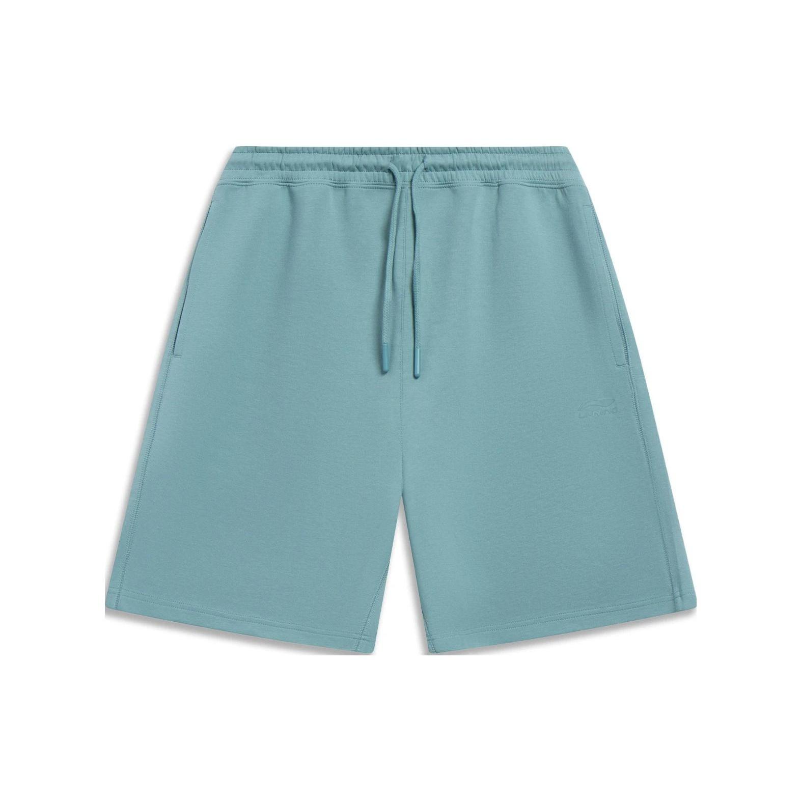 Li-Ning Chinese Color Label Logo Shorts Teal Men s AKST079-6 L
