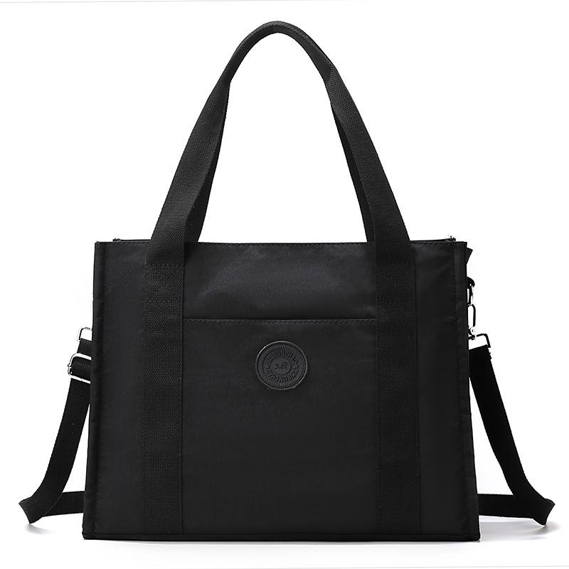Women's Shoulder Bag Large Capacity Lightweight Tote Bag Nylon Hand Crossbody Bag