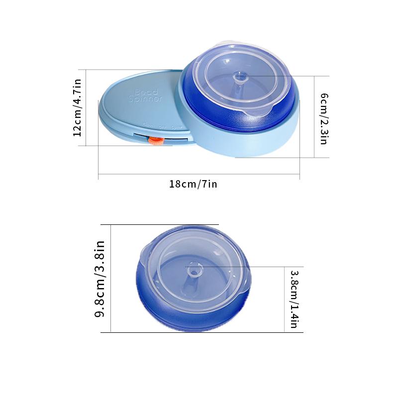 Macchina elettrica per infilare perline Kit porta-filo per perline Kit spinner con ciotole per perline Kit di aghi Per la creazione di collane e Artigianato fai-da-te