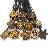 Men's Carved Sea Turtles Pendant Necklaces Vintage Turtle Jewelry Couple Necklace