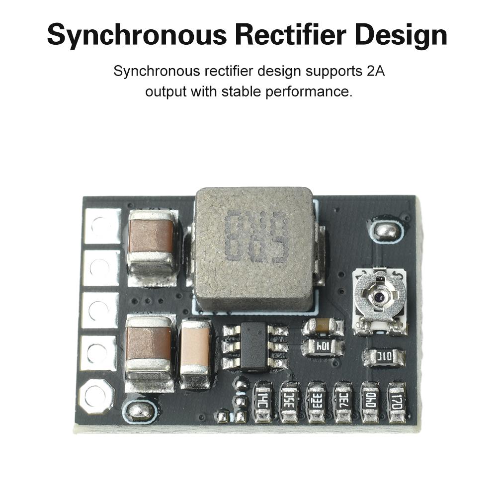 DC-DC Step Down Power Supply Module 4.5-20V To 1.8V/2.5V/3.3V/5V/9V/12V 2A Voltage Adjustable Buck Converter Voltage Regulators