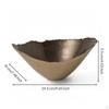 Decorative Vase Metallic-Finish Sculptural Antique-Style for Shelf