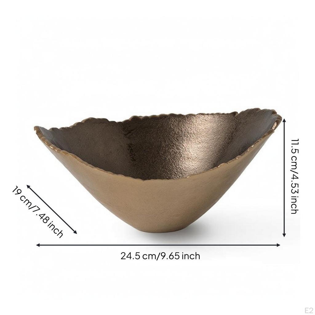 Decorative Vase Metallic-Finish Sculptural Antique-Style for Shelf