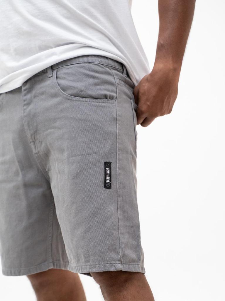 Men's Gray MyStars Washing Basic Jeans Shorts 29