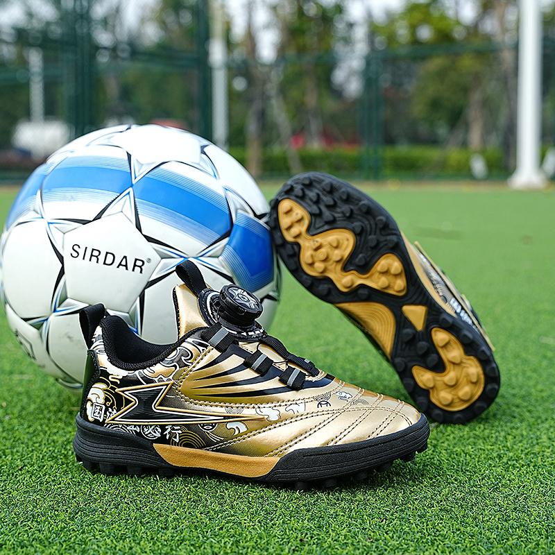 Childrens Soccer Shoes Turf Court Football Boot Luxury Design Five-a-side Soccer Shoes Kids Football Shoes for Boys