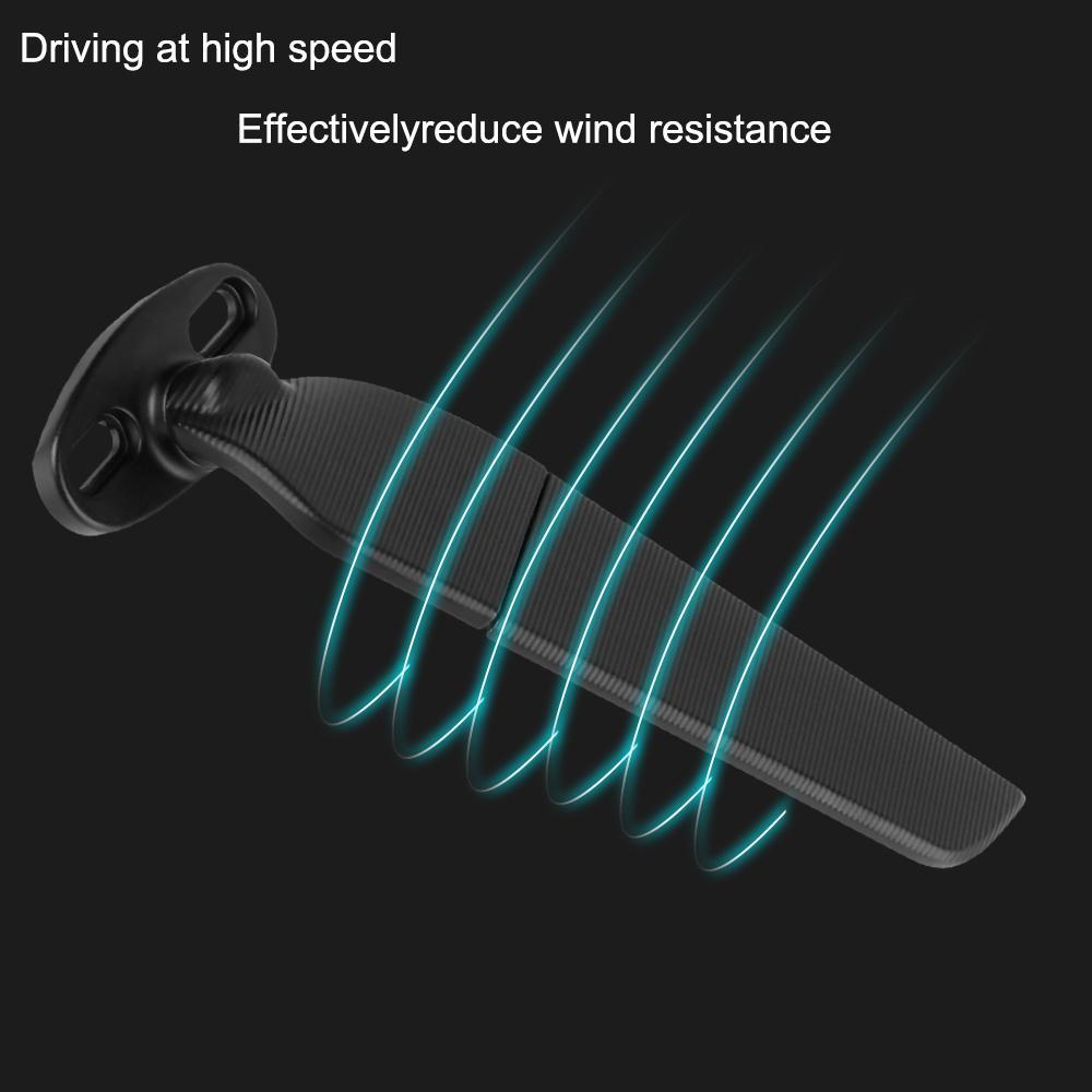1 Pair Rotating Rearview Mirror Motorcycle Mirror Modified Wind Wing Adjustable for Honda Kawasaki Ninja Suzuki Yamaha Ducati