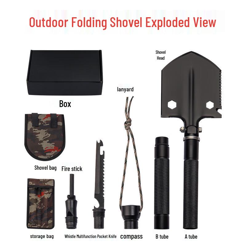 Multi-functional Folding Outdoor Shovel