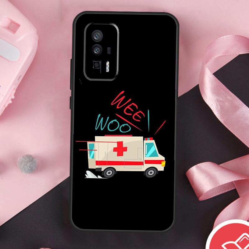 

EMT EMS Ambulance Case For POCO F6 Pro X6 X5 X3 F3 F5 M6 M5s Xiaomi 14 Ultra 12 13 Lite 11T 12T 13T Pro Cover Xiaomi 13 Ultra
