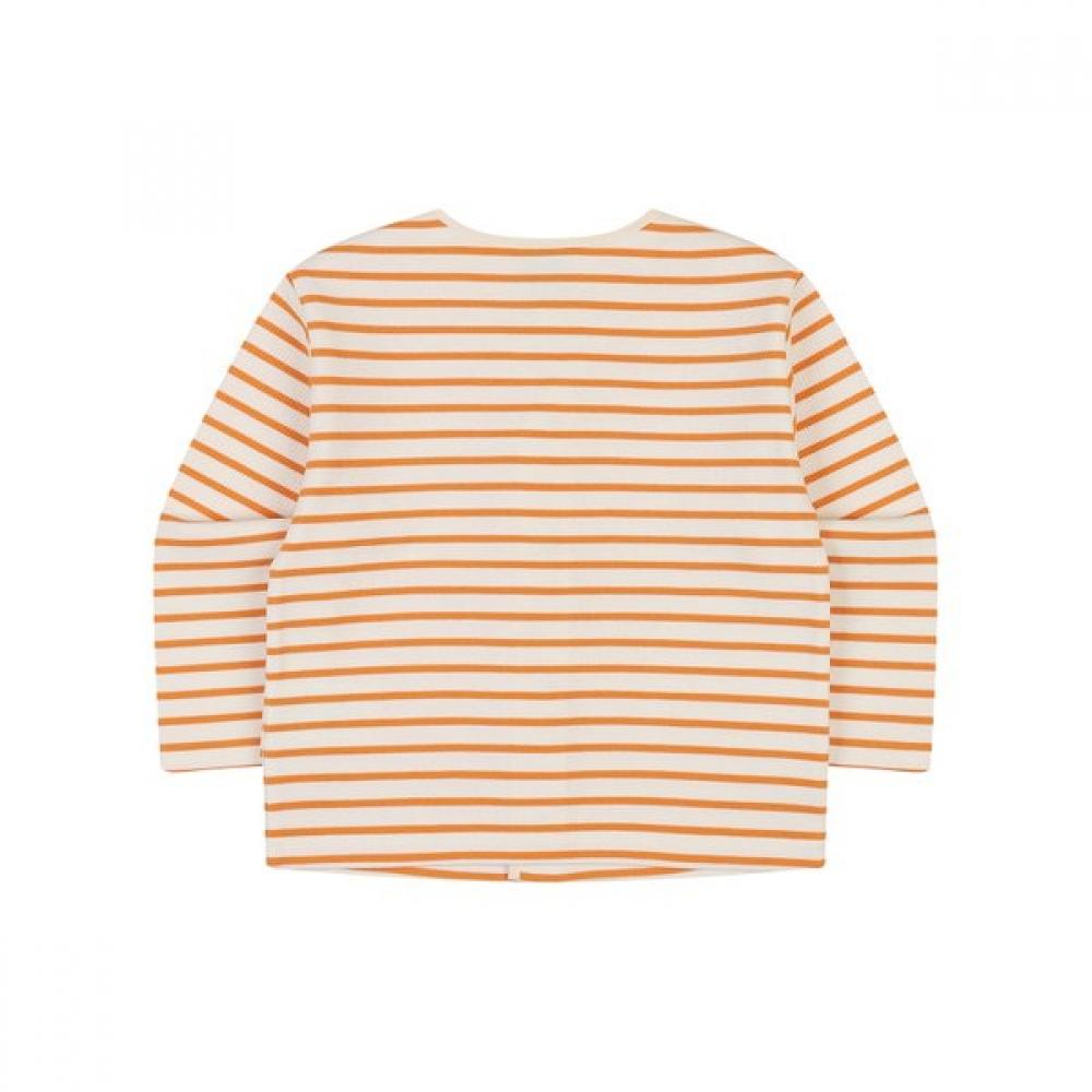 Kangol Kids Stripe Jersey Cardigan Orange Sa 0002