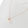June Birthstone Akoya Pearl K10 Pink Gold Necklace [Bloom] 0452-1128-0018-0000
