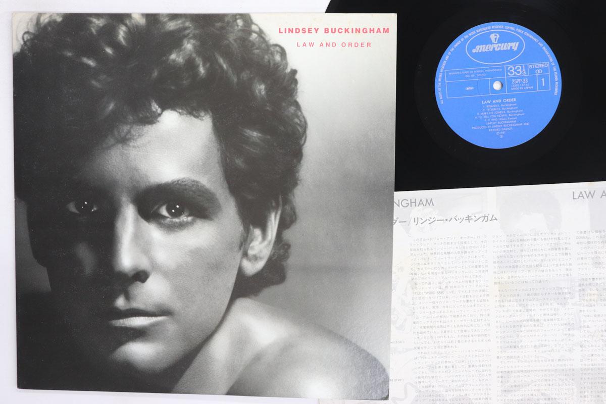 LP Record LINDSEY BUCKINGHAM  Law And Order 25PP33 MERCURY 1981 Japan Rock Used