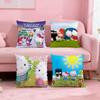 Comfortable Soft M-Melody Cartoon Pillowcase Hogar Sofa Living Room Home Bedside My Decor Pillowcovers K-Kitty Hello Gift Sro