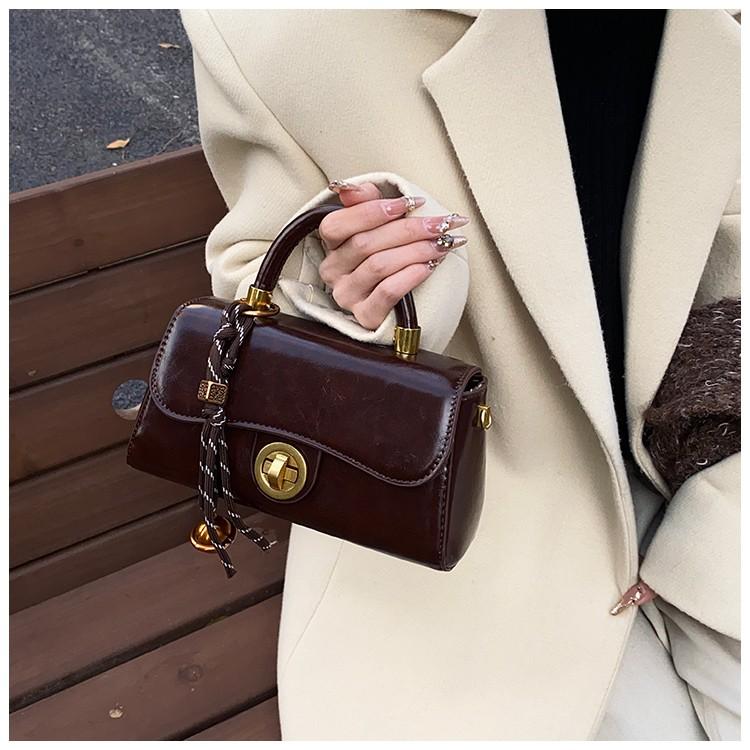 New Year's Christmas Small Square Bag Women's Handbag Red Shoulder Crossbody Bag Fashion Trend New Women's Bag