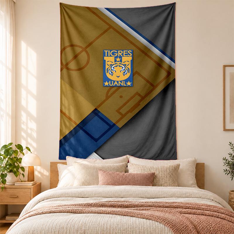 Club Tigres UANL Tapestry highquality for decorating living room bedroom dorm walls ideal as bedroom wallart orholiday gift