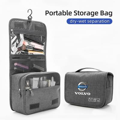 Car Makeup Box Toiletry Bag Travel Storage Case Accessories For XC60 S60 V40 V50 V60 XC40 V70 XC90 XV40 S70 XC70 Polestar
