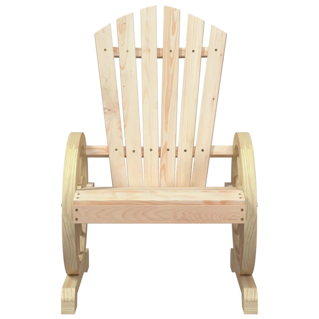 Vidaxl Adirondack Garden Chair, Solid Fir Wood