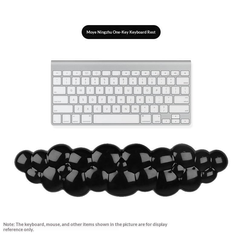 Cloud Shaped Silicone Keyboard Wrist Rest Cartoon Style Mouse Wrist Pad for Girls Teen Home Office Desk