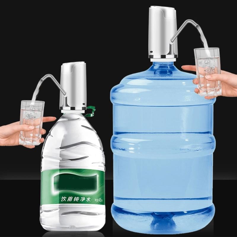 Rechargeable Water Dispenser Automatic Dispenser Pump Button Control Electric Drinking Water Pump for Family Use
