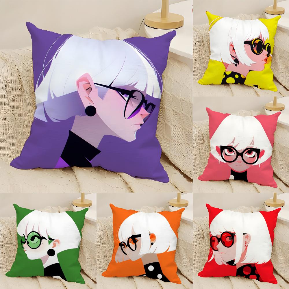 Yayoi Kusama Minimalism Pillow Case Linen Cushion Covers For Decorative Sofa Home Pillows Case Car Chair Pillows Cases