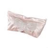 Elegant Cosmetic Satins Fabric Bowknot Design Makeup Storage Container HX6C