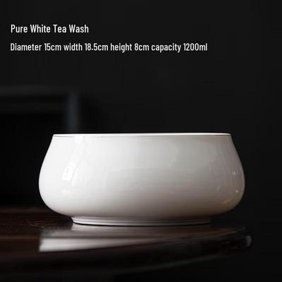 Chaxun Gold-Rimmed Tea Wash Basin