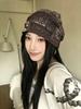 [Summer retro tie-dye stacking hat] New versatile face small thin breathable casual women's baotou
