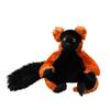 1 Stück 25 cm Simulation Lemur Plüschtier Pelziges Lemur mit aufgebogenem Schwanz Katta Plüschtier Puppe Gefülltes Weiches Spielzeug Schönes Geschenk