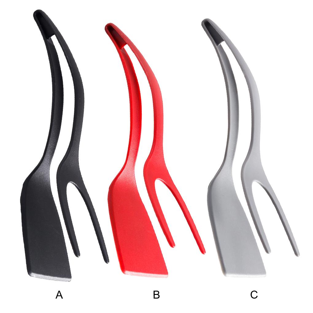 Multi-functional Cooking Tool Fried Egg Tongs For Easy Flipping 2 In 1 Spatula Tongs