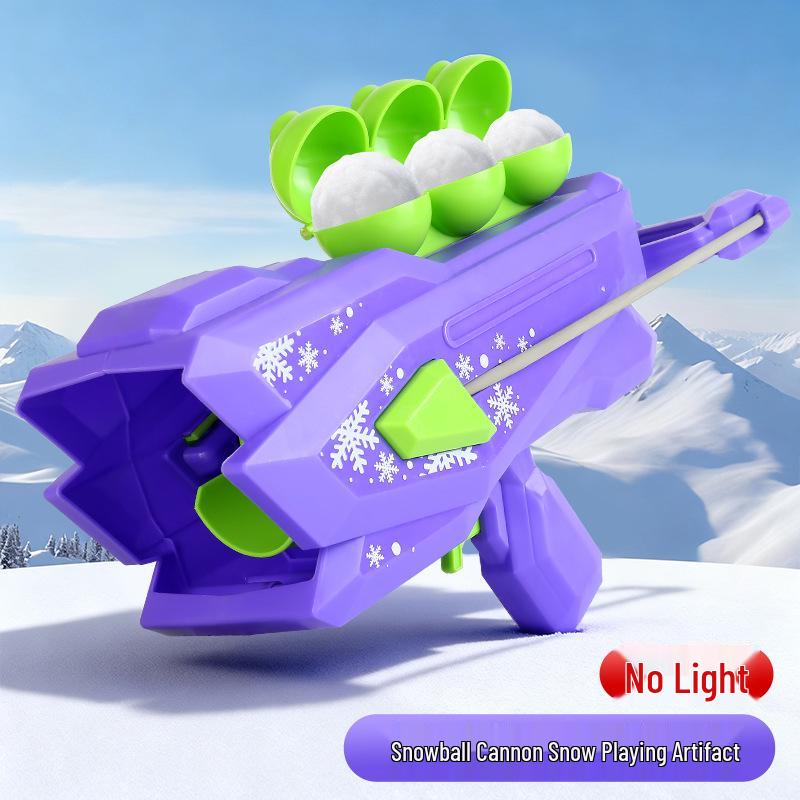 Children's Snowball Launcher - Winter Outdoor Play Snowball Thrower and Clip for Snowball Fights