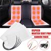 4Pcs Universal 12V 2 Seats 4 Pads Carbon Fiber Heated Seat Heater Heating 6 Level Switch Winter Warmer Seat Cushion Covers