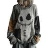 2025 Unisex 3D Print Thick Knit Striped Sweatshirt