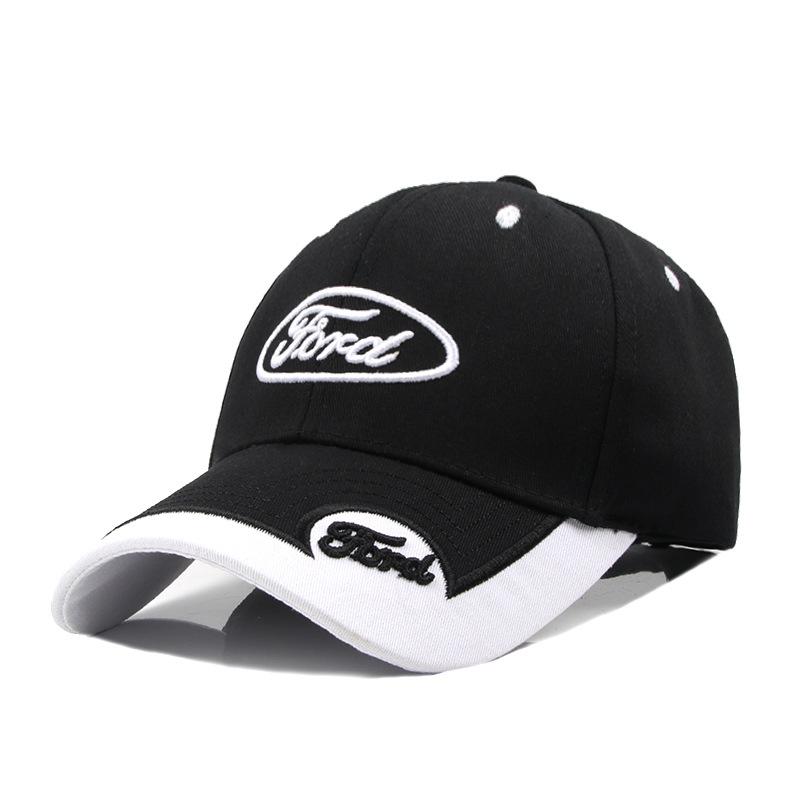 WGL2 Fashion Car Baseball Cap Racing Outdoor Motorcycle Cap Sun Hats For Ford Fiesta C-Max Focus Kuga Ranger Raptor KA Fusion ST Edge