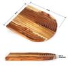 Japanese Beech Wood Ripple Pattern Chopping Board & Tray for Boiling Tea, Cake, Bread, and Creative Decor.