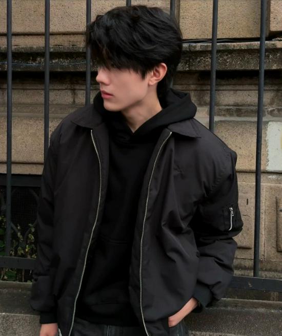 Men's Trendy Retro American Vibe Flight Jacket - Warm Padded Cotton Bomber with Lapel