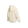 Vans Solid Color Zipper Plush Hoodie Jacket Women Jackets White VN0A7YI73KS