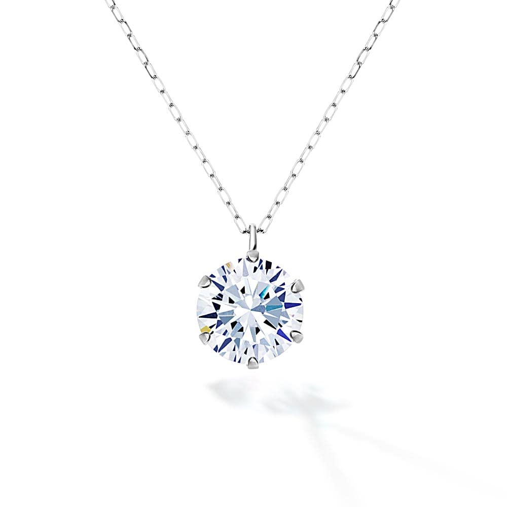 

від New Necklace for Platinum 1ct single metal алергія подарунок для жінок [Gift York] жінки, намисто, сумісне,
