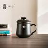 Lu Bao Cloud Brocade Ceramic Filter Tea Mug