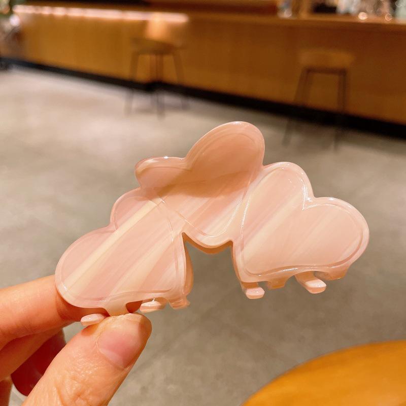 Korean High-End 2025 Acetate Flower Claw Hair Clip for Women