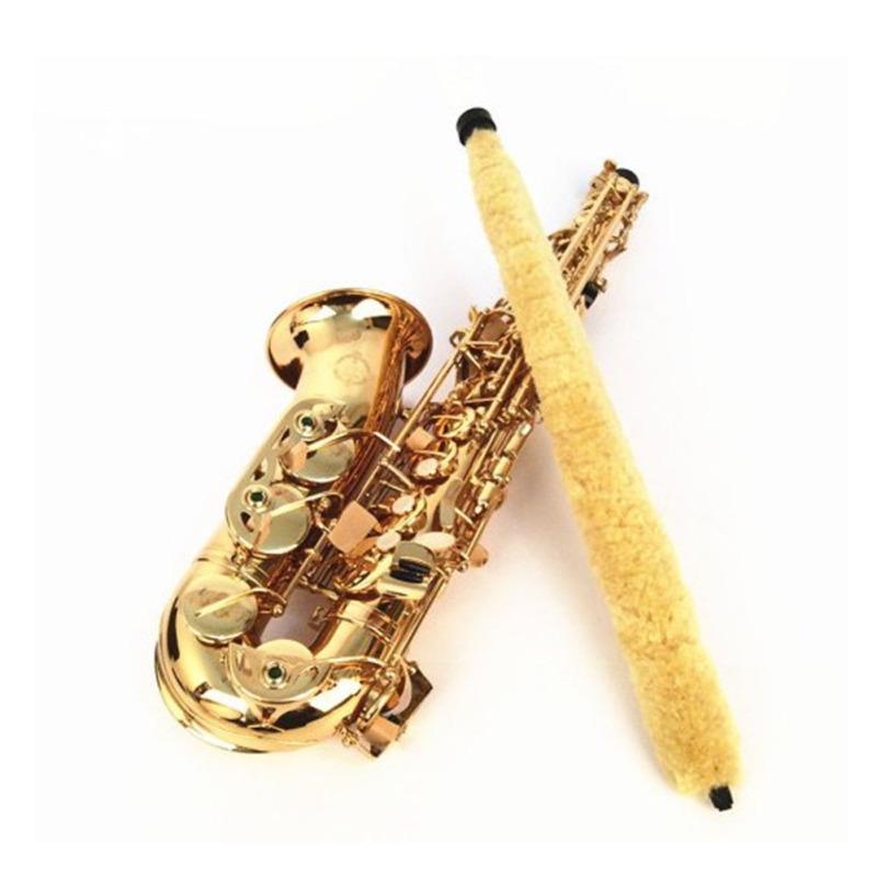 Soft Cleaning Brush Cleaner Pad Saver for Alto Tenor Soprano Saxophone Woodwind Instrument Parts
