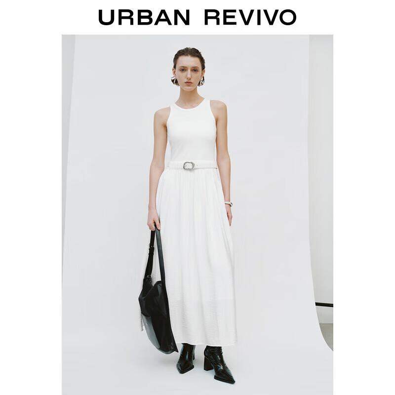 

UR Women s Patchwork Sleeveless Belted Dress UWJ750012 XL