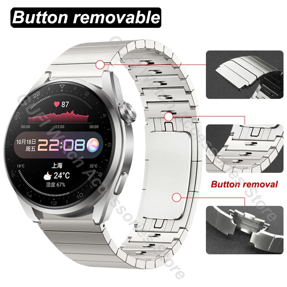 Luksusowy pasek ze stali nierdzewnej 22 mm do zegarka Huawei Watch 4Pro GT5 46 mm, pasek do zegarka Samsung Watch 7 40/44 mm, bransoletka Amazfit Balance