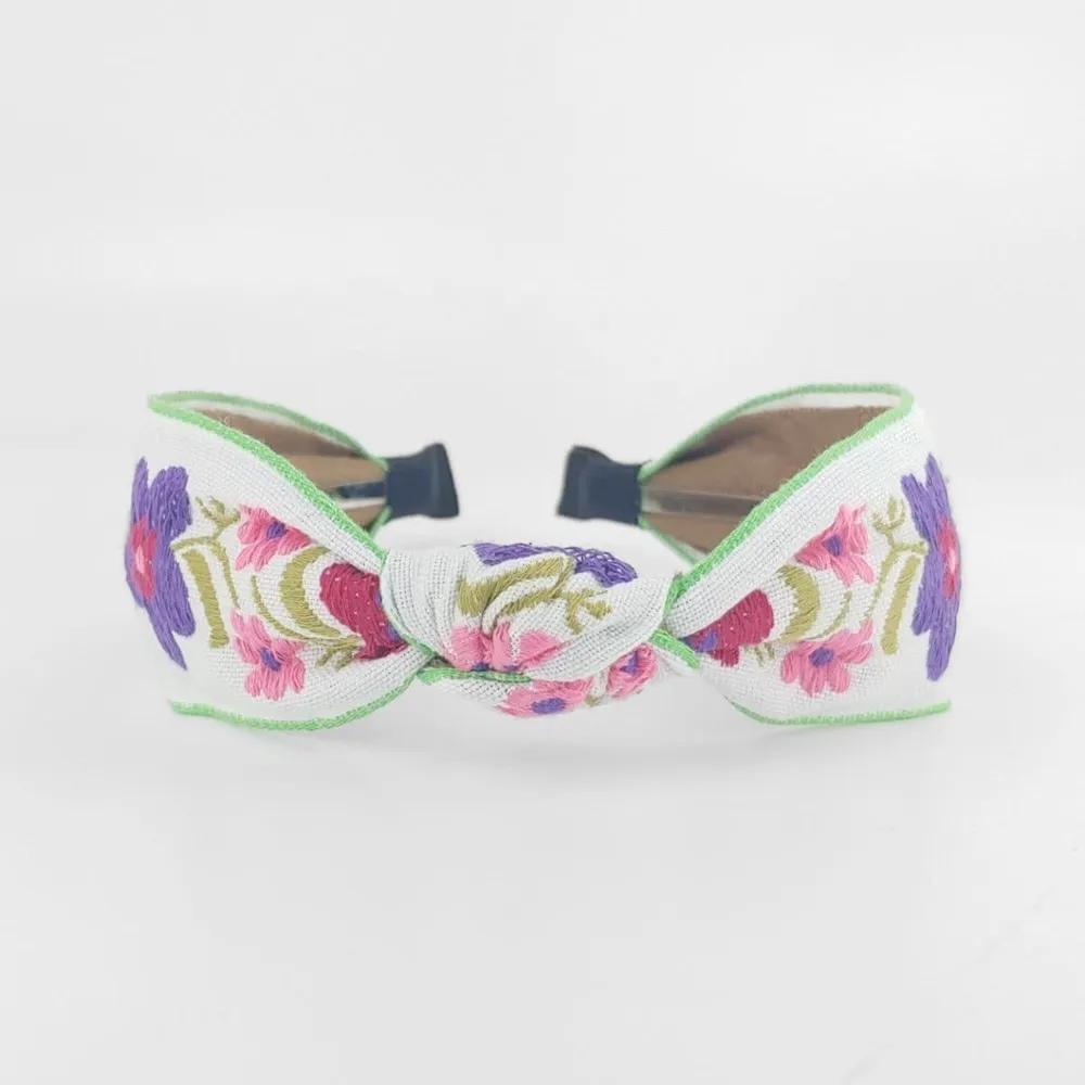 Lala White Flower Bohemian Lace Hairband LALAH053W 3306029