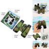 Durable Plastic Children's Camo Binocular Toy With Folding Design