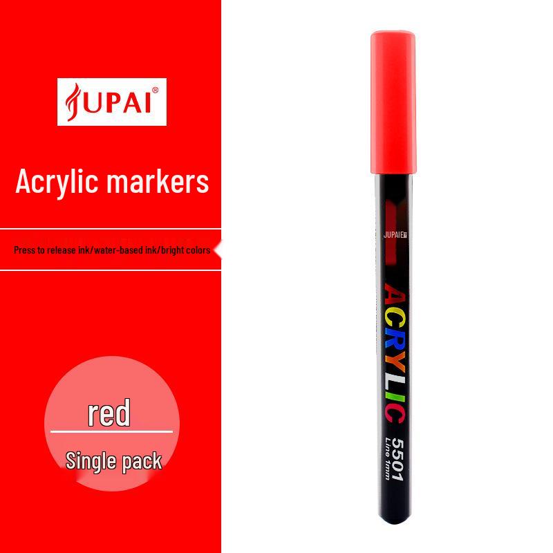 Pennarello acrilico gigante impilabile singolo per l'arte degli studenti, colore speciale non trasparente. Ideale per progetti con acquerelli e pittura.