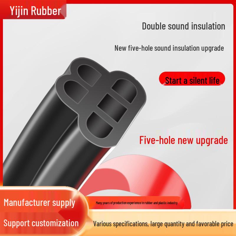 B-Type Double Layer Car Sound Insulation Sealing Strip for Noise Reduction