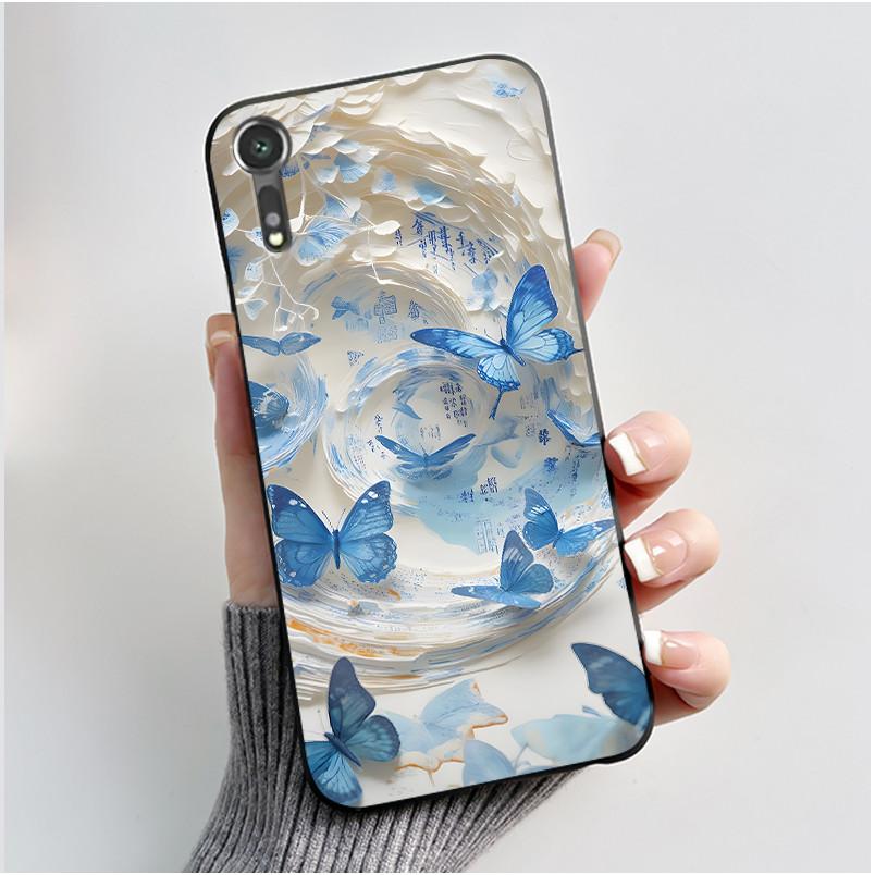 

Cute Case For Sony Xperia XZS / F8332 / Xperia XR / Xperia XZ Printing Shell Protective Cover Soft Silicone Cartoon Black Casing Xperia XR