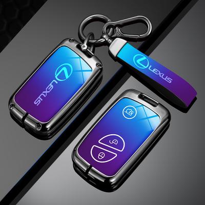Car Key Case Cover Key Bag Shell Keychain For CT200h ES 300h IS250 GX400 RX270 RX450h RX350 LX570 Key Protection Accessory