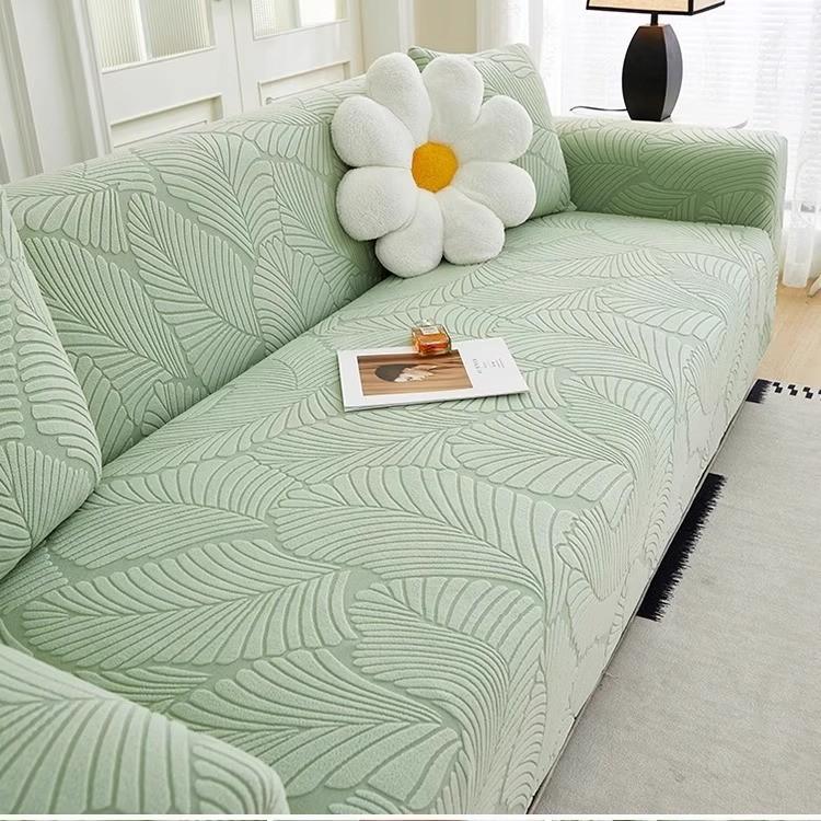 Anti Cat Scratch Elastic Protective Cover All Inclusive Universal Cover  All Purpose Lazy Three Person Sofa Cover New Straight Line Cover Fabric