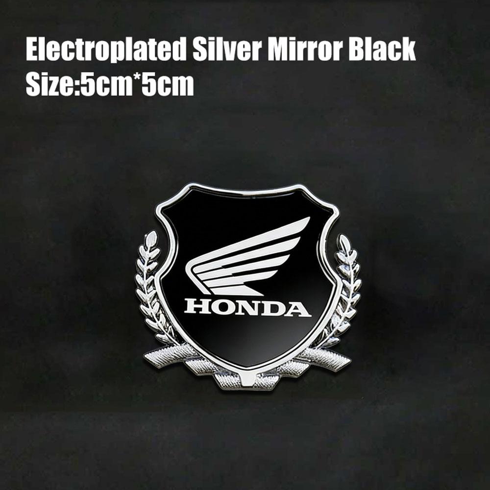 

Honda Wing Shield Emblem Sticker, 3D Metal Decorative Badge for Honda Motorcycle CBR CB Scooter Exterior Accessories